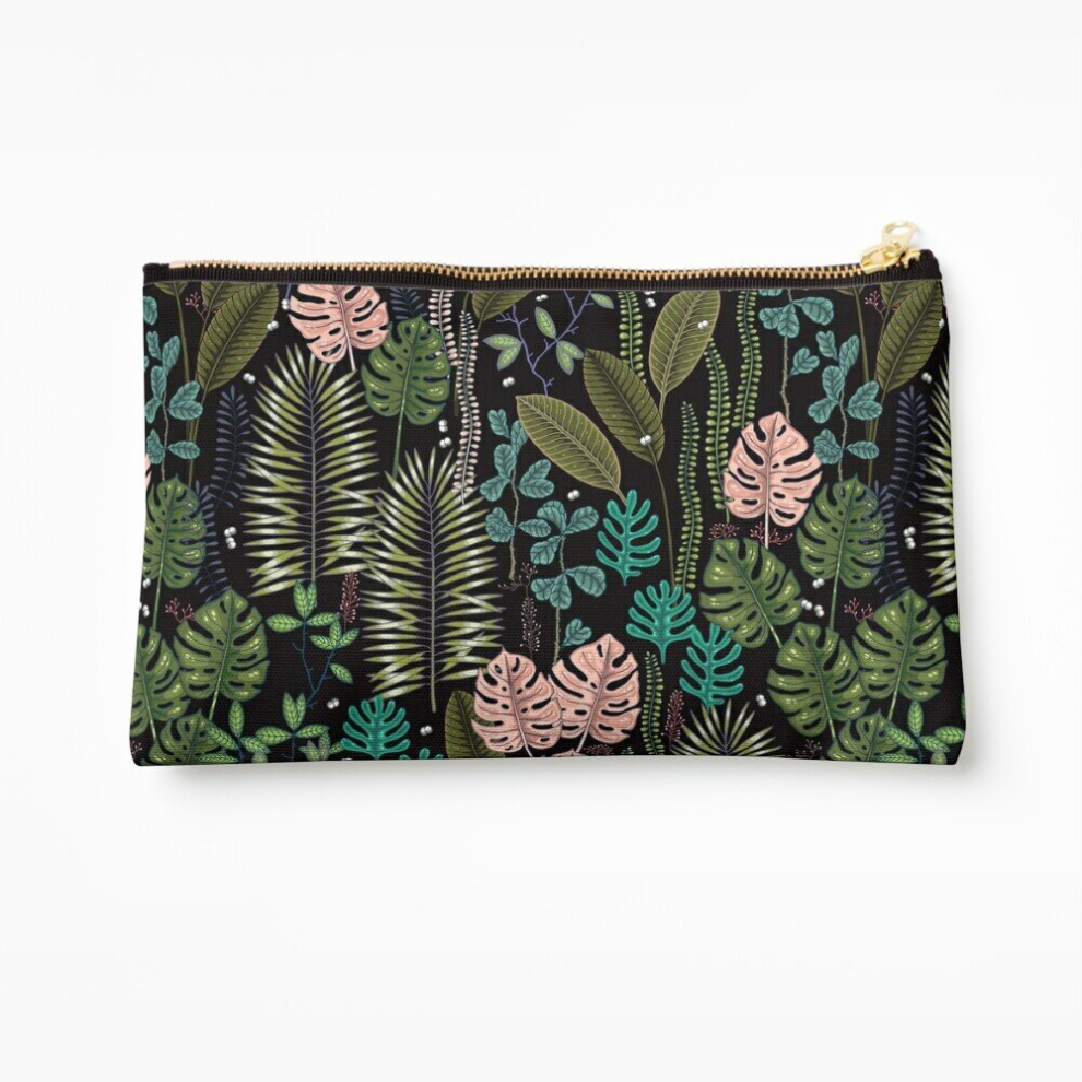 Whibos Makeup Bag Tropical Dream Cosmetic Organizer Tyvek Paper Bags Zipper Pouch