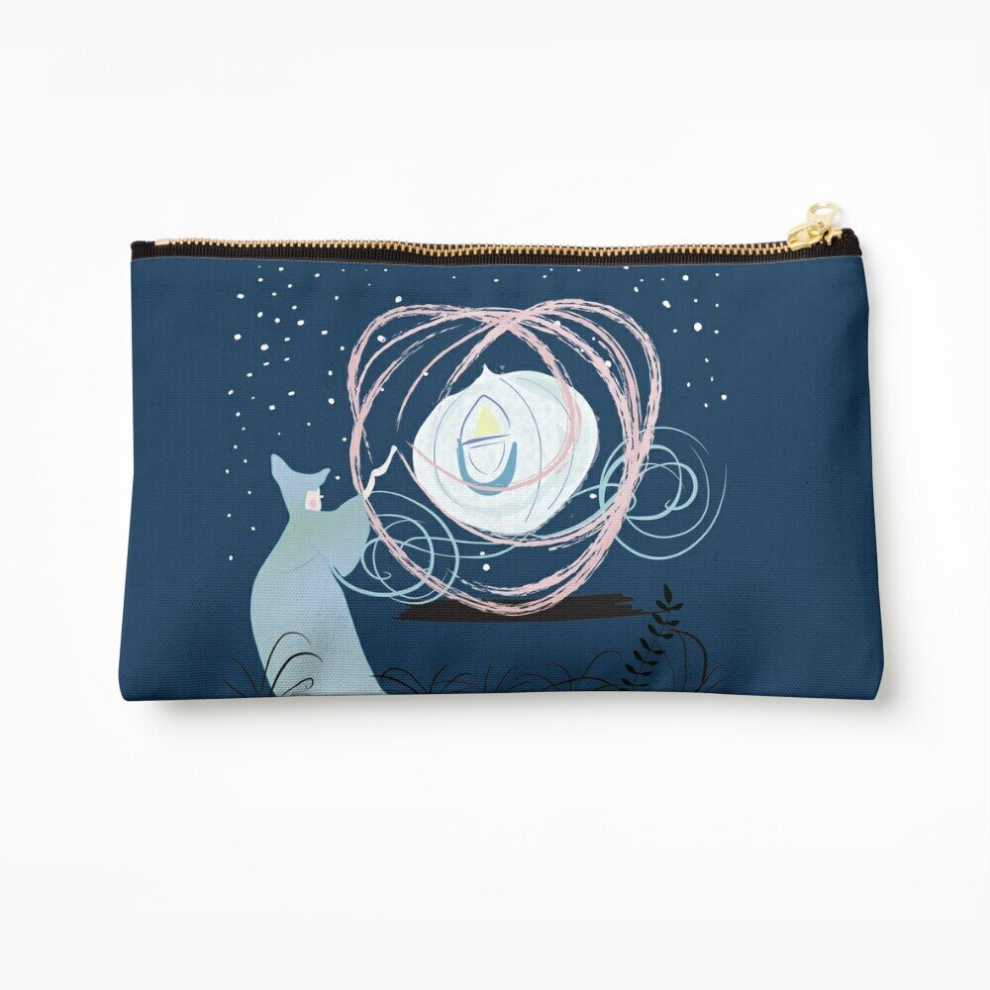 Whibos Makeup Bag Bibbity Bobbity Boo! Cosmetic Organizer Tyvek Paper Bags Zipper Pouch