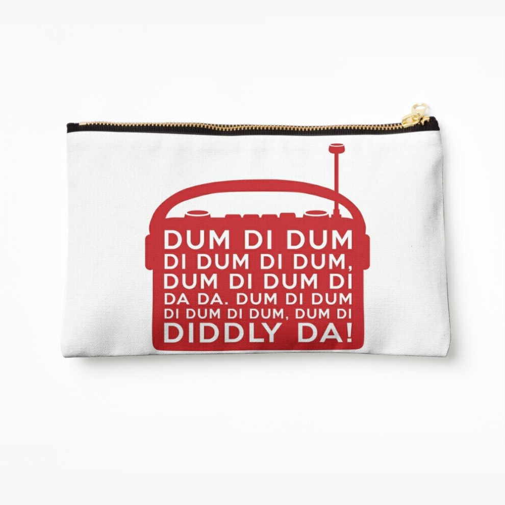 Whibos Makeup Bag Archers Dum Di Dum Theme Tune Radio Cosmetic Organizer Tyvek Paper Bags Zipper Pouch