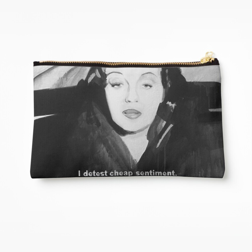 Whibos Makeup Bag All About Bette Davis Cosmetic Organizer Tyvek Paper Bags Zipper Pouch
