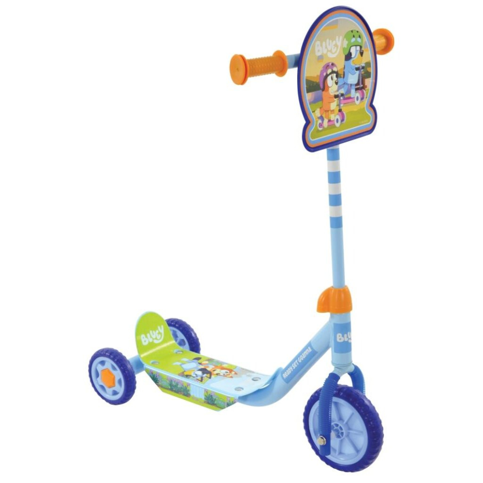 bluey-kids-outdoor-tri-scooter---blue