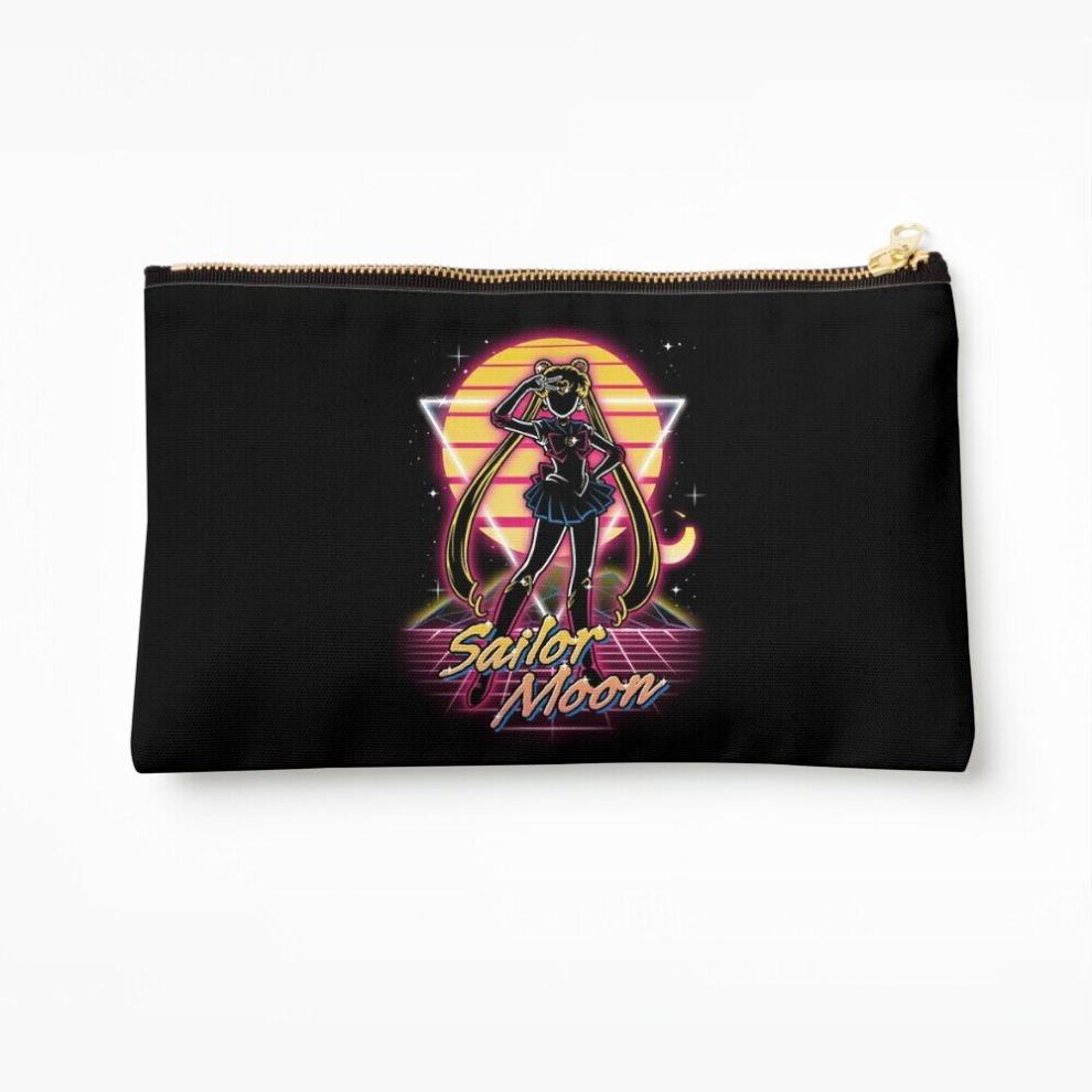 Whibos Makeup Bag Retro Moon Guardian! - Tshirt Cosmetic Organizer Tyvek Paper Bags Zipper Pouch