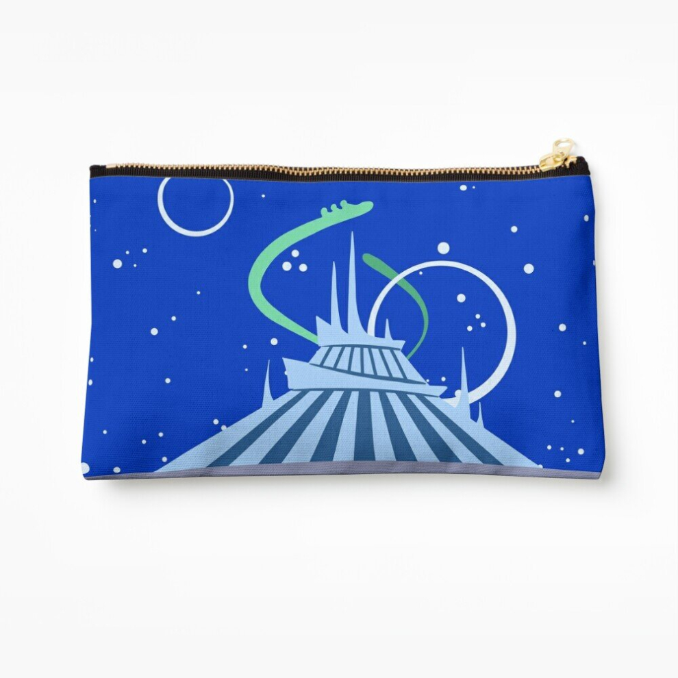 Whibos Makeup Bag Space Mountain Cosmetic Organizer Tyvek Paper Bags Zipper Pouch