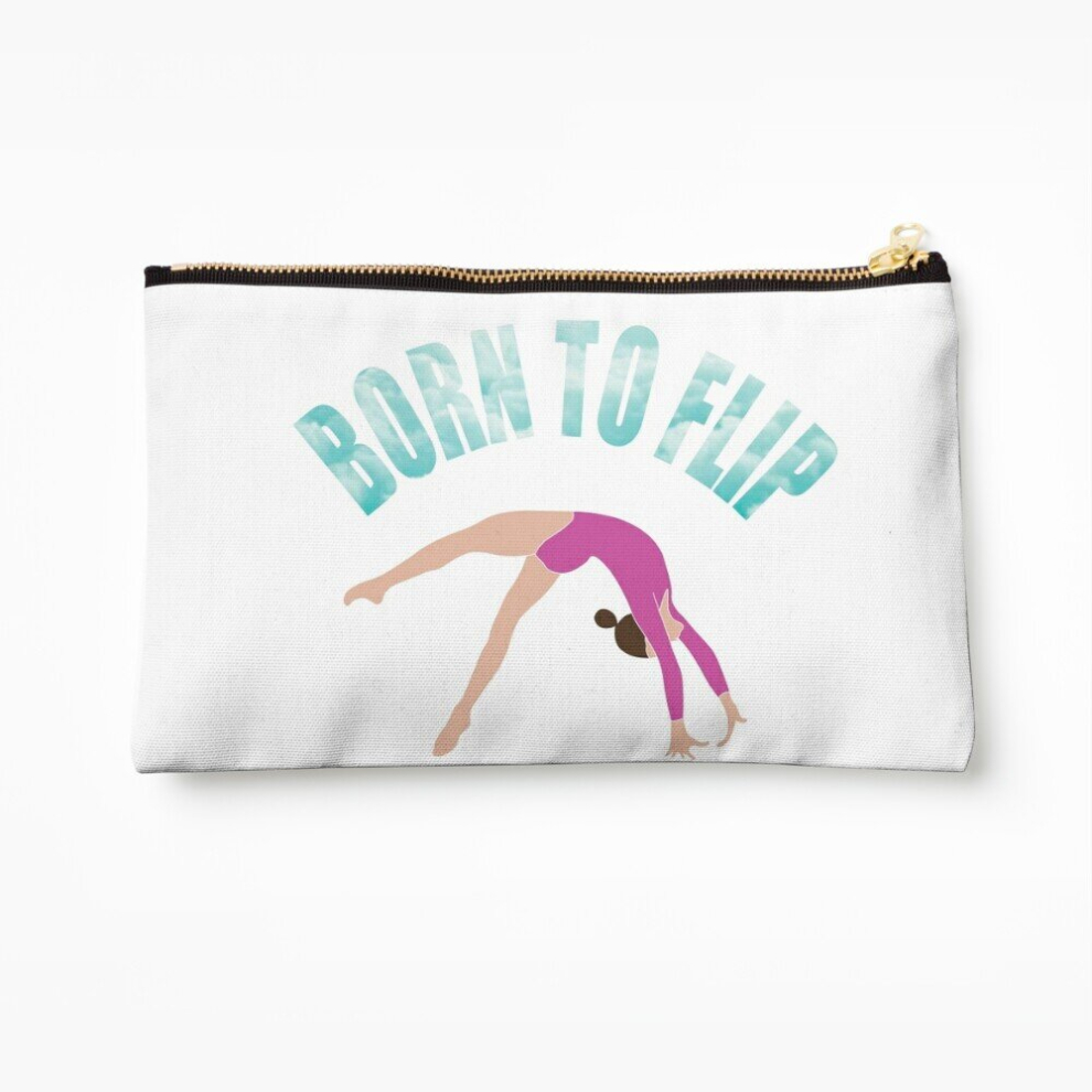 Whibos Makeup Bag Born To Flip Cosmetic Organizer Tyvek Paper Bags Zipper Pouch