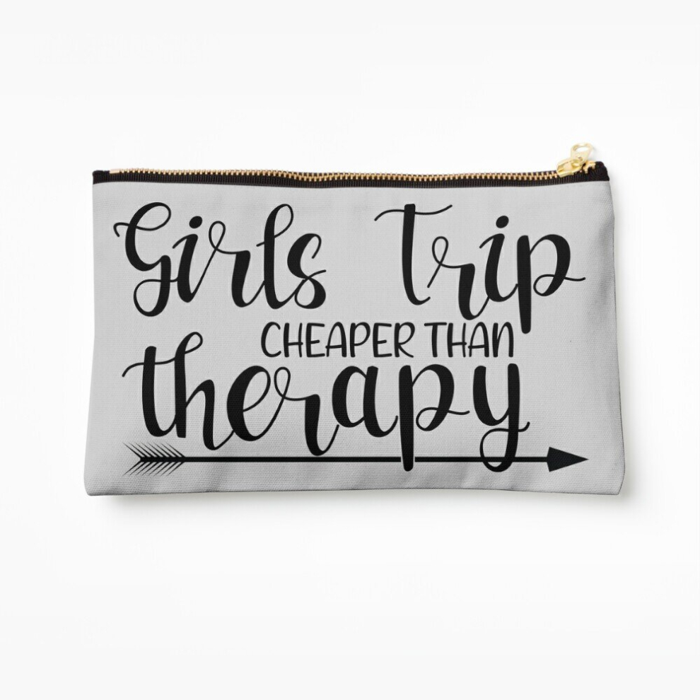 Whibos Makeup Bag Girls Trip Cheaper Than Therapy Cosmetic Organizer Tyvek Paper Bags Zipper Pouch