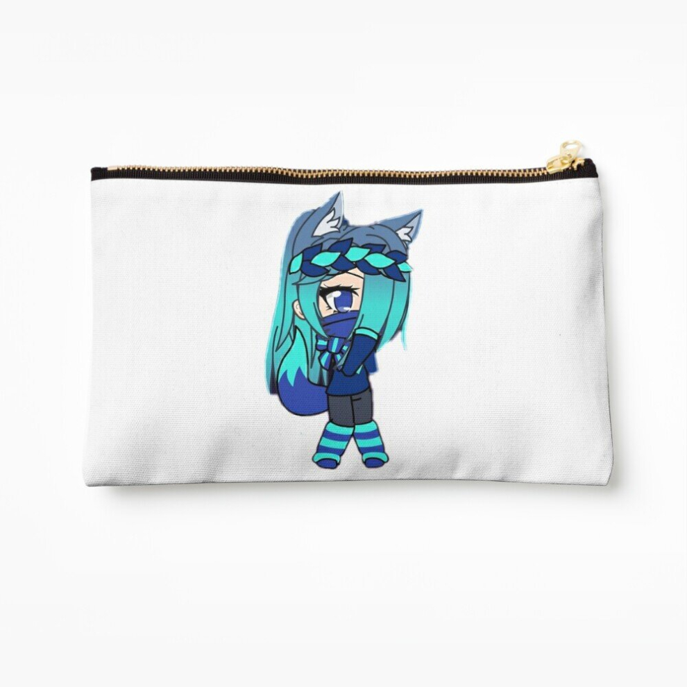 Whibos Makeup Bag Gacha Life Design - Gacha Life Series-Glmm Cosmetic Organizer Tyvek Paper Bags Zipper Pouch