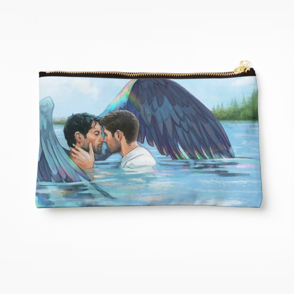 Whibos Makeup Bag Gemmed (Hot Girl Summer) Cosmetic Organizer Tyvek Paper Bags Zipper Pouch
