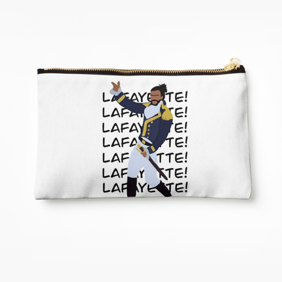 Whibos Makeup Bag Lafayette (Favorite Fighting Frenchman) Cosmetic Organizer Tyvek Paper Bags Zipper Pouch