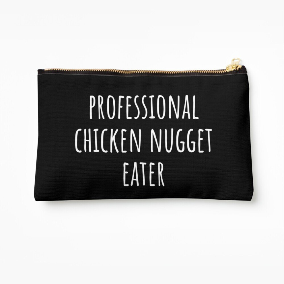 Whibos Makeup Bag Professional Chicken Nugget Eater - Funny Nuggets Gift Cosmetic Organizer Tyvek Paper Bags Zipper Pouch