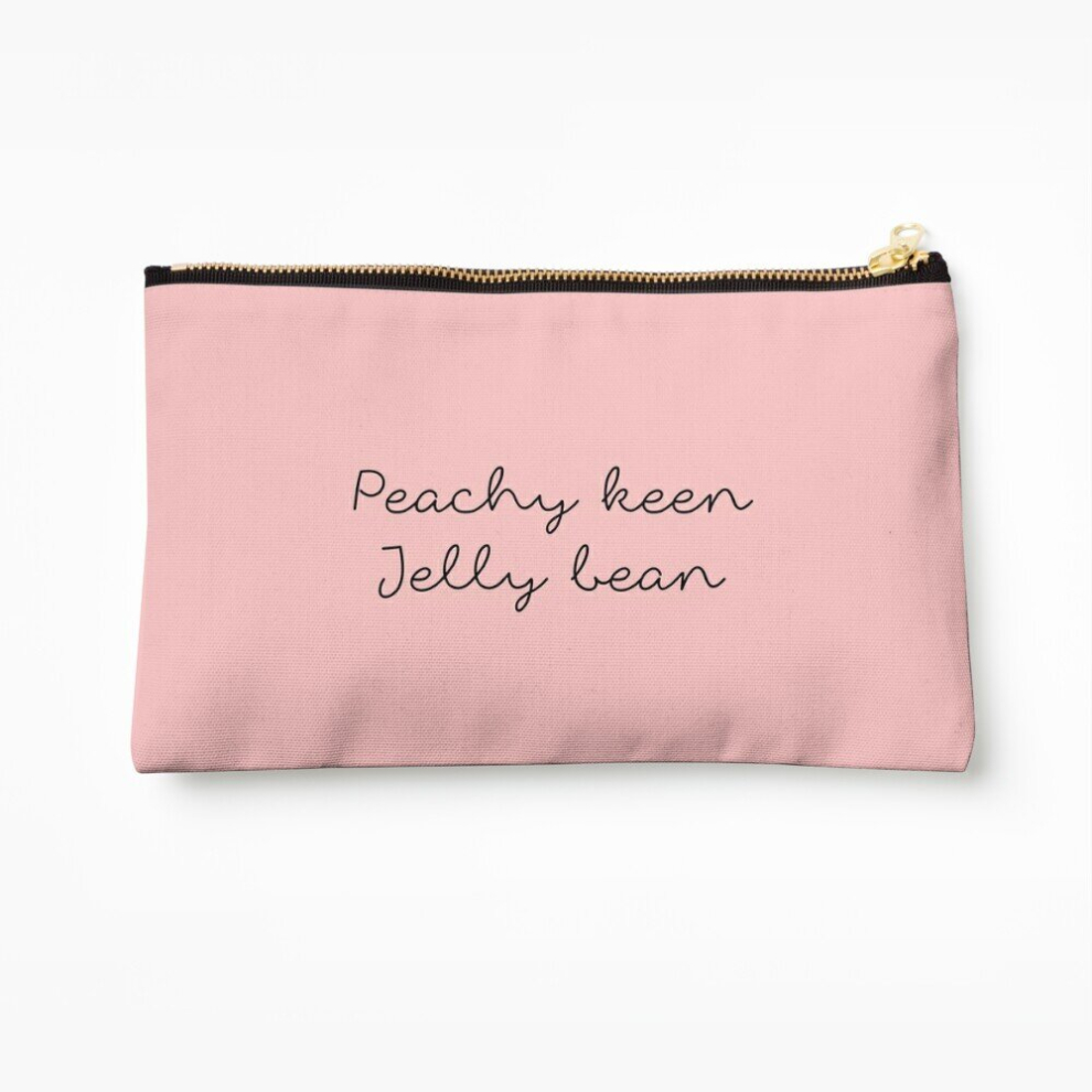 Whibos Makeup Bag Peachy Keen Jelly Bean Cosmetic Organizer Tyvek Paper Bags Zipper Pouch