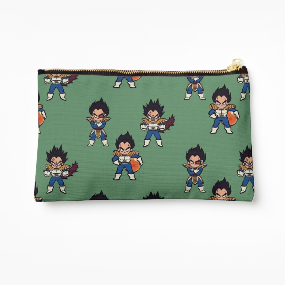 Whibos Makeup Bag Vegeta Army - Dragon Ball Z With Vegeta Cosmetic Organizer Tyvek Paper Bags Zipper Pouch