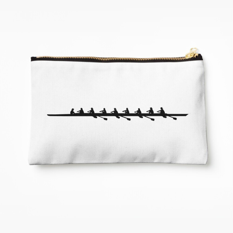 Whibos Makeup Bag Rowing Coxed Eight, Women's Crew Cosmetic Organizer Tyvek Paper Bags Zipper Pouch