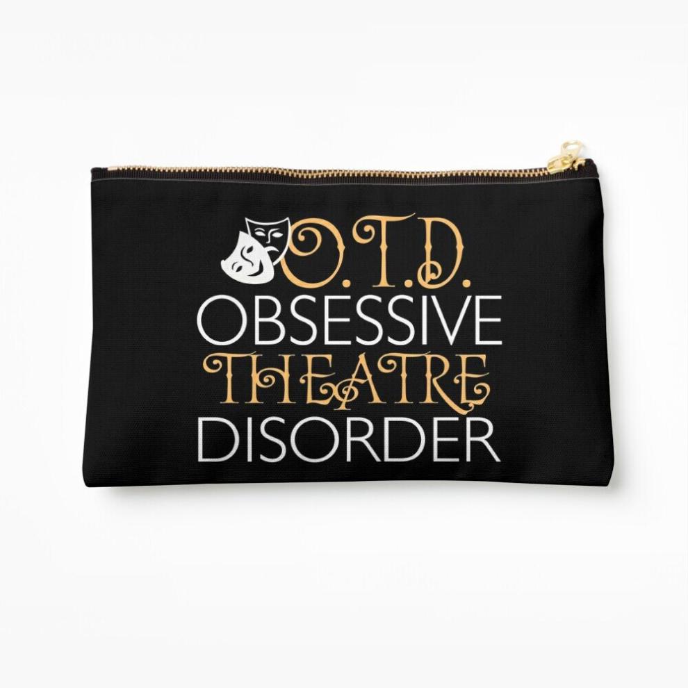 Whibos Makeup Bag Otd. Obsessive Theatre Disorder. Cosmetic Organizer Tyvek Paper Bags Zipper Pouch