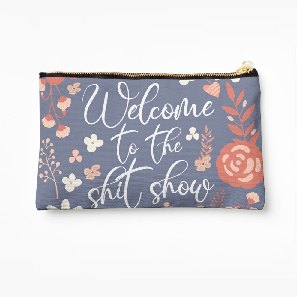 Whibos Makeup Bag Welcome To The Shit Show Cosmetic Organizer Tyvek Paper Bags Zipper Pouch