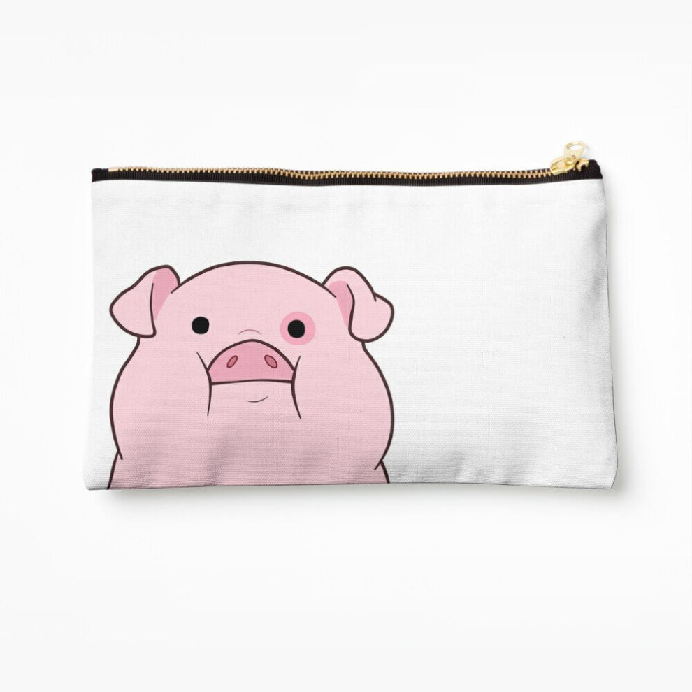 Whibos Makeup Bag Gravity Falls Waddles Cosmetic Organizer Tyvek Paper Bags Zipper Pouch