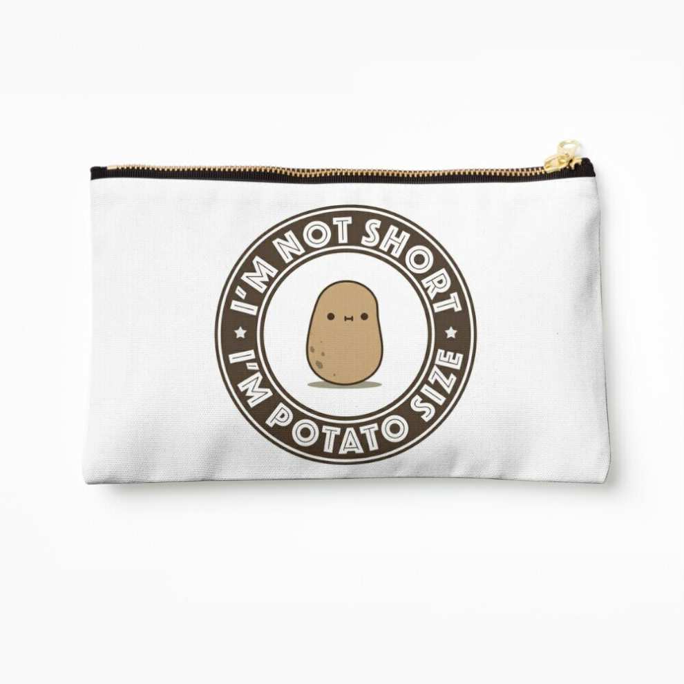 Whibos Makeup Bag I'm Potato Size Cosmetic Organizer Tyvek Paper Bags Zipper Pouch