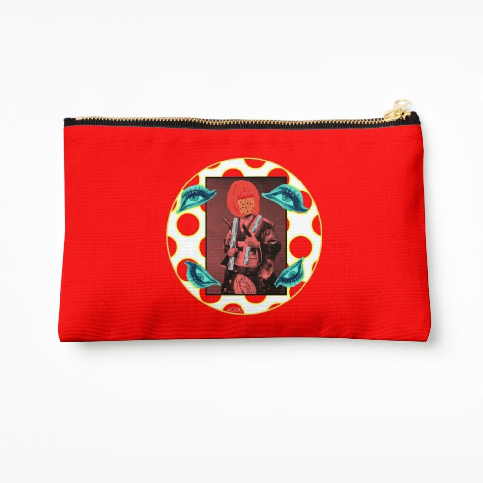 Whibos Makeup Bag Tribute To Yayoi Kusama Cosmetic Organizer Tyvek Paper Bags Zipper Pouch