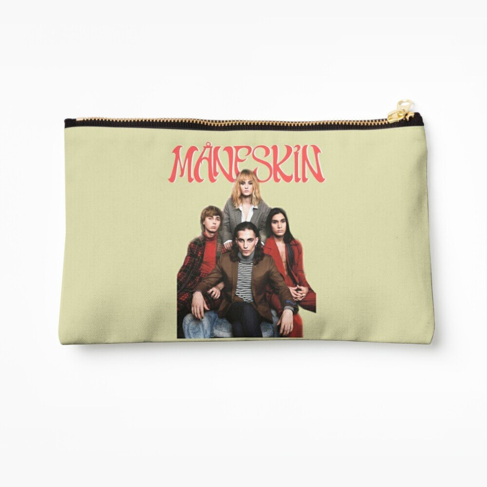 Whibos Makeup Bag Maneskin Maneskin Mã¥Neskin Cosmetic Organizer Tyvek Paper Bags Zipper Pouch