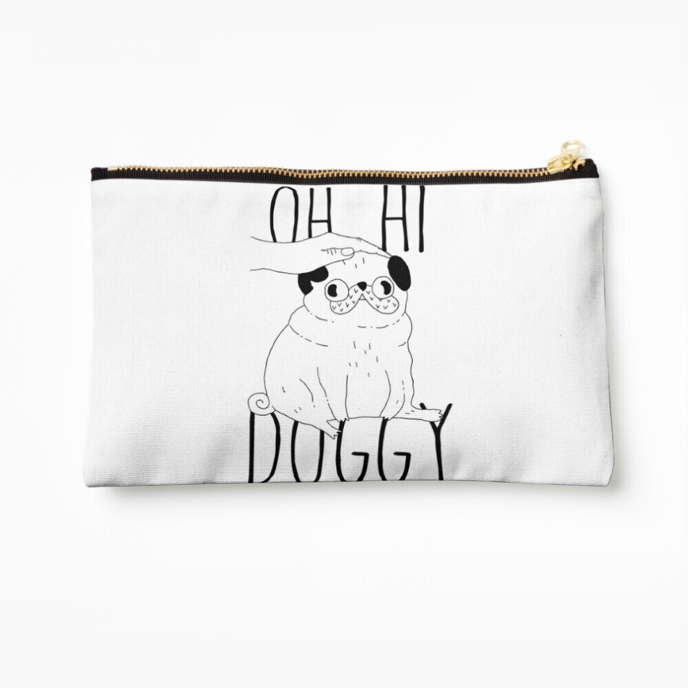 Whibos Makeup Bag Pug Snug Cosmetic Organizer Tyvek Paper Bags Zipper Pouch