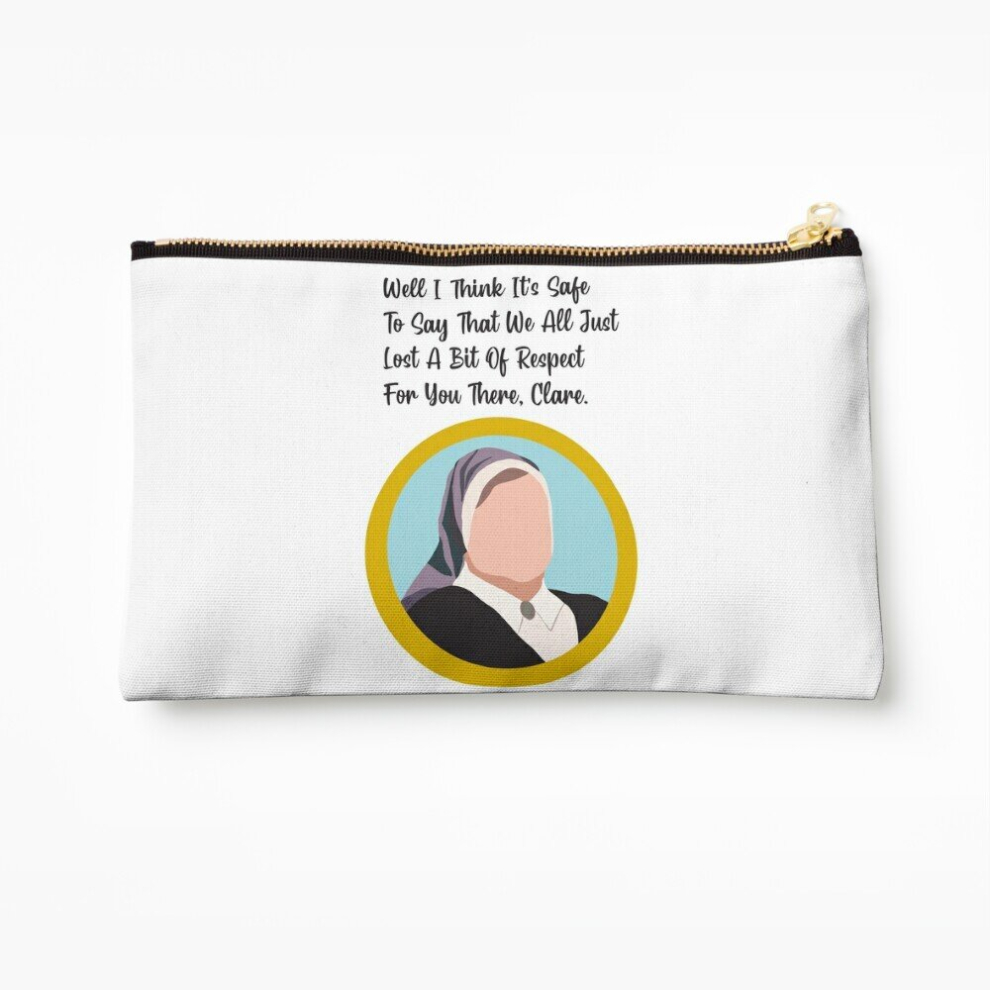 Whibos Makeup Bag Derry Girls Sister Michael Quote Clare Cosmetic Organizer Tyvek Paper Bags Zipper Pouch