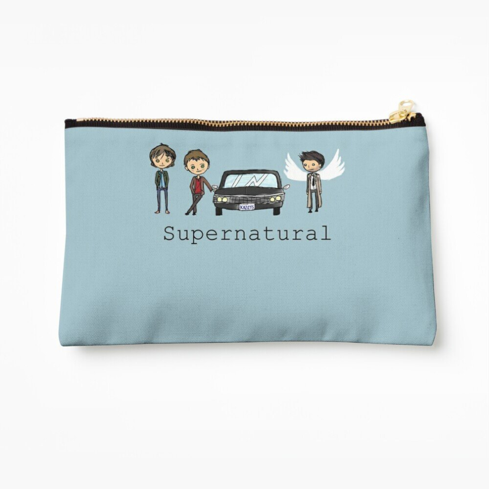 Whibos Makeup Bag Supernatural Cosmetic Organizer Tyvek Paper Bags Zipper Pouch