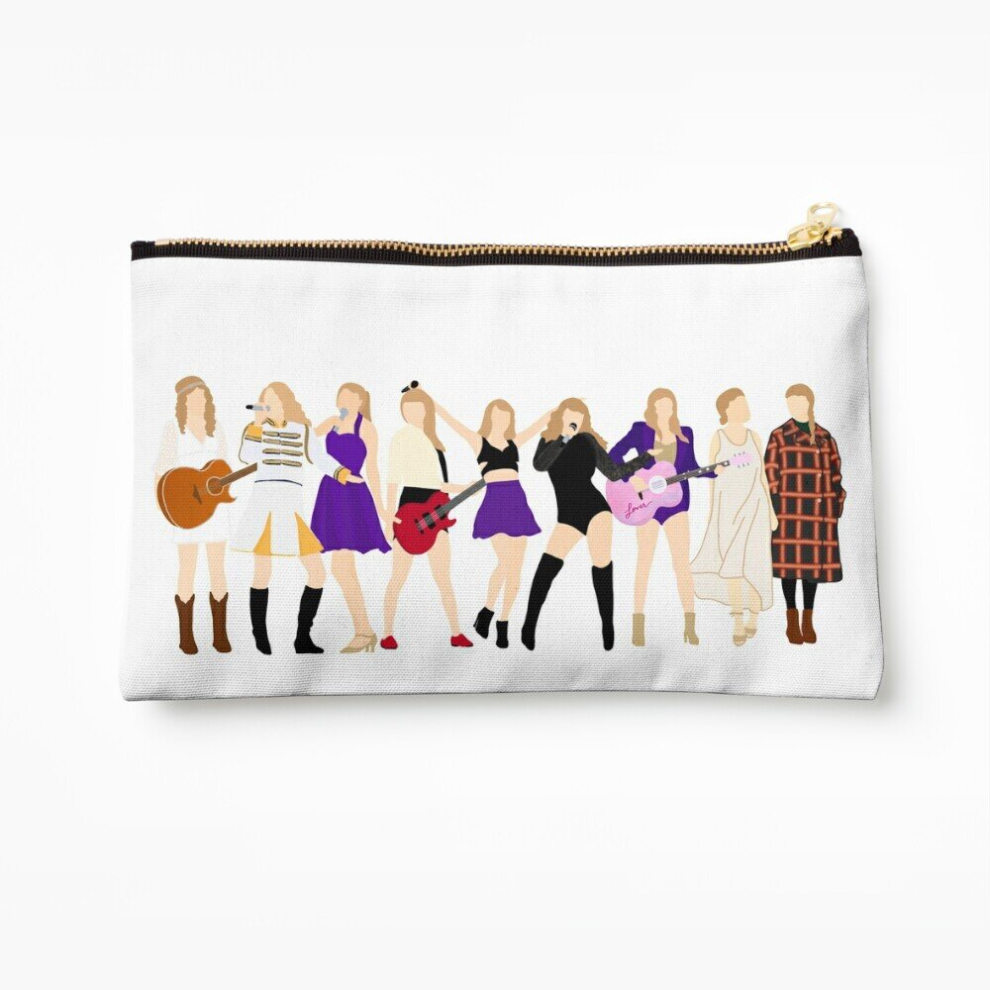 Whibos Makeup Bag Taylor Swift Tour Eras Cosmetic Organizer Tyvek Paper Bags Zipper Pouch