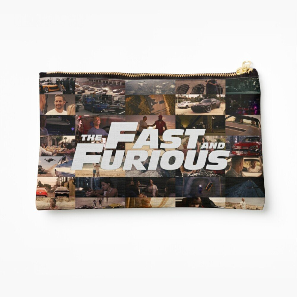 Whibos Makeup Bag Fast Furious - Legends - Tribute Cosmetic Organizer Tyvek Paper Bags Zipper Pouch