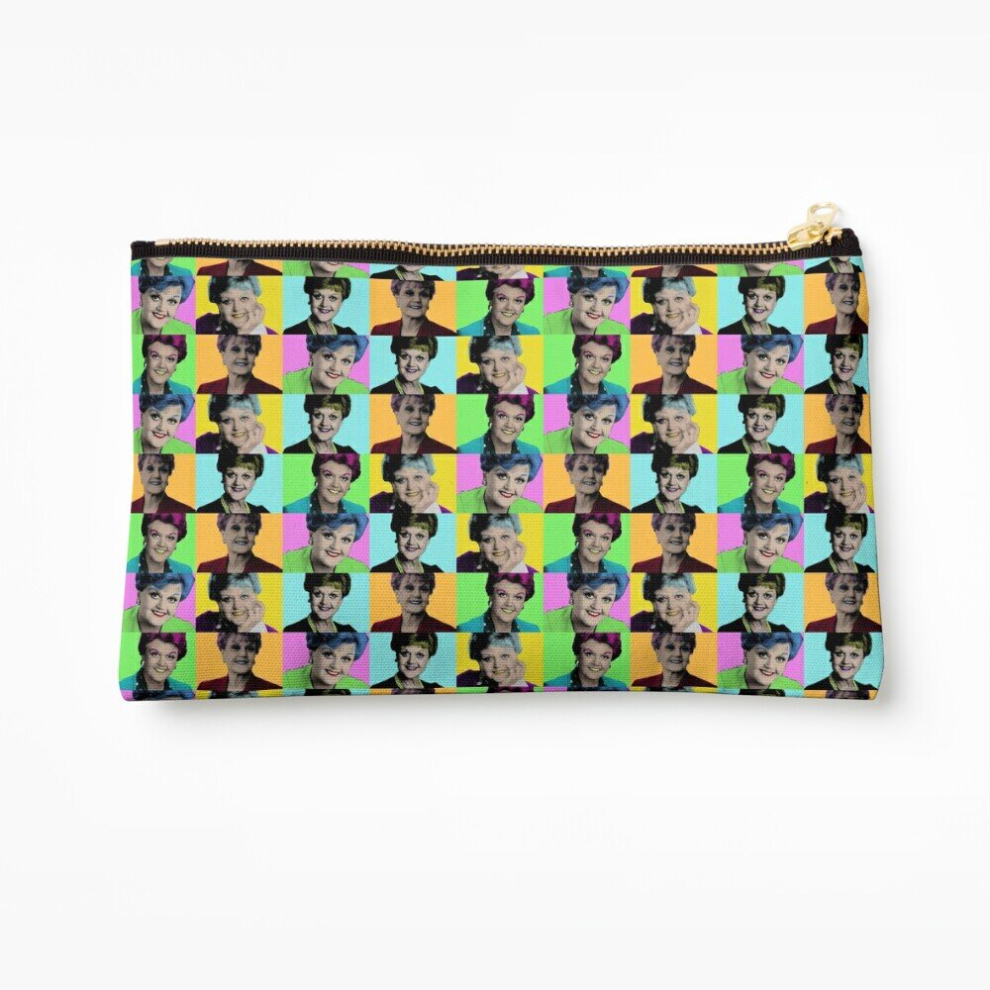 Whibos Makeup Bag Jessica Fletcher (Pop Art) Murder, She Wrote Cosmetic Organizer Tyvek Paper Bags Zipper Pouch
