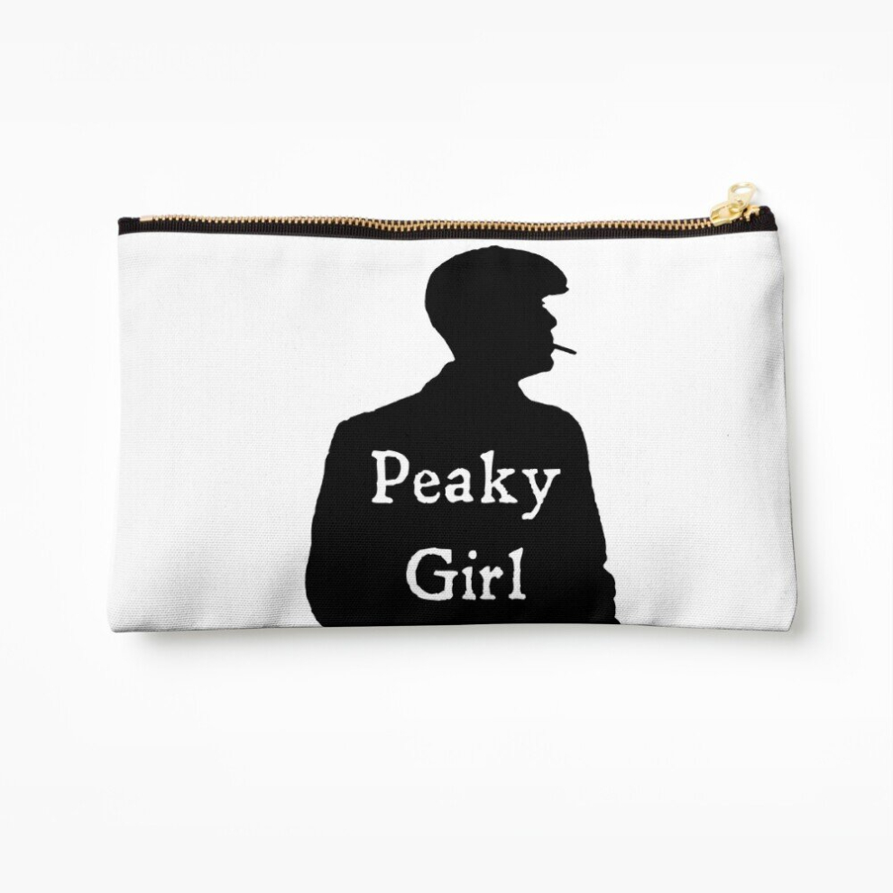 Whibos Makeup Bag Peaky Girl Cosmetic Organizer Tyvek Paper Bags Zipper Pouch