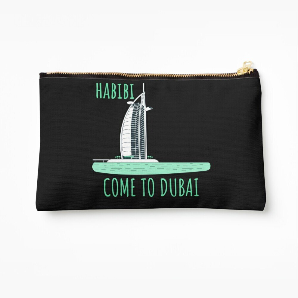 Whibos Makeup Bag Habibi Come To Dubai Cosmetic Organizer Tyvek Paper Bags Zipper Pouch