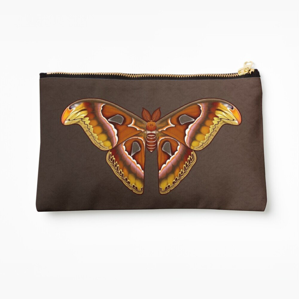 Whibos Makeup Bag Atlas Moth Cosmetic Organizer Tyvek Paper Bags Zipper Pouch