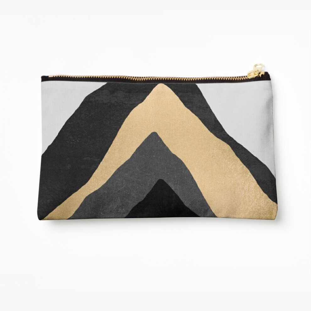 Whibos Makeup Bag Mountains Cosmetic Organizer Tyvek Paper Bags Zipper Pouch