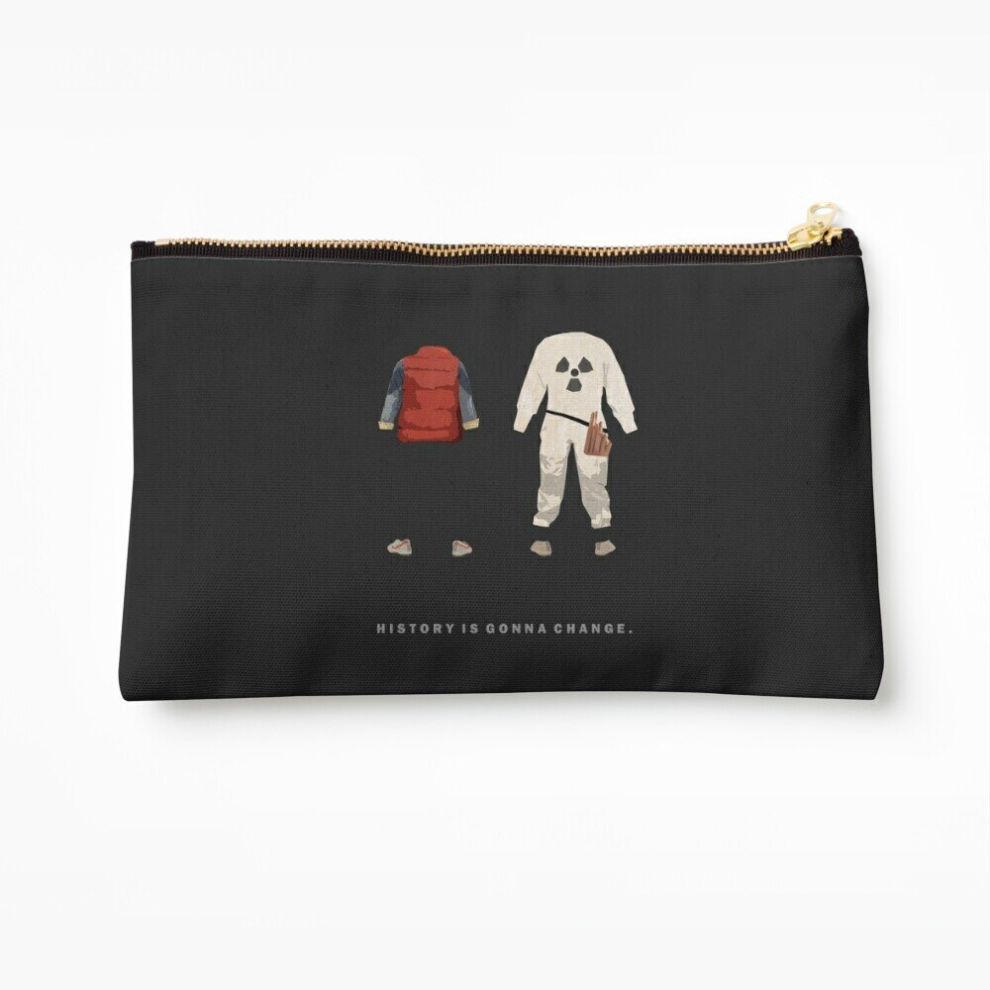 Whibos Makeup Bag Back To The Future Cosmetic Organizer Tyvek Paper Bags Zipper Pouch