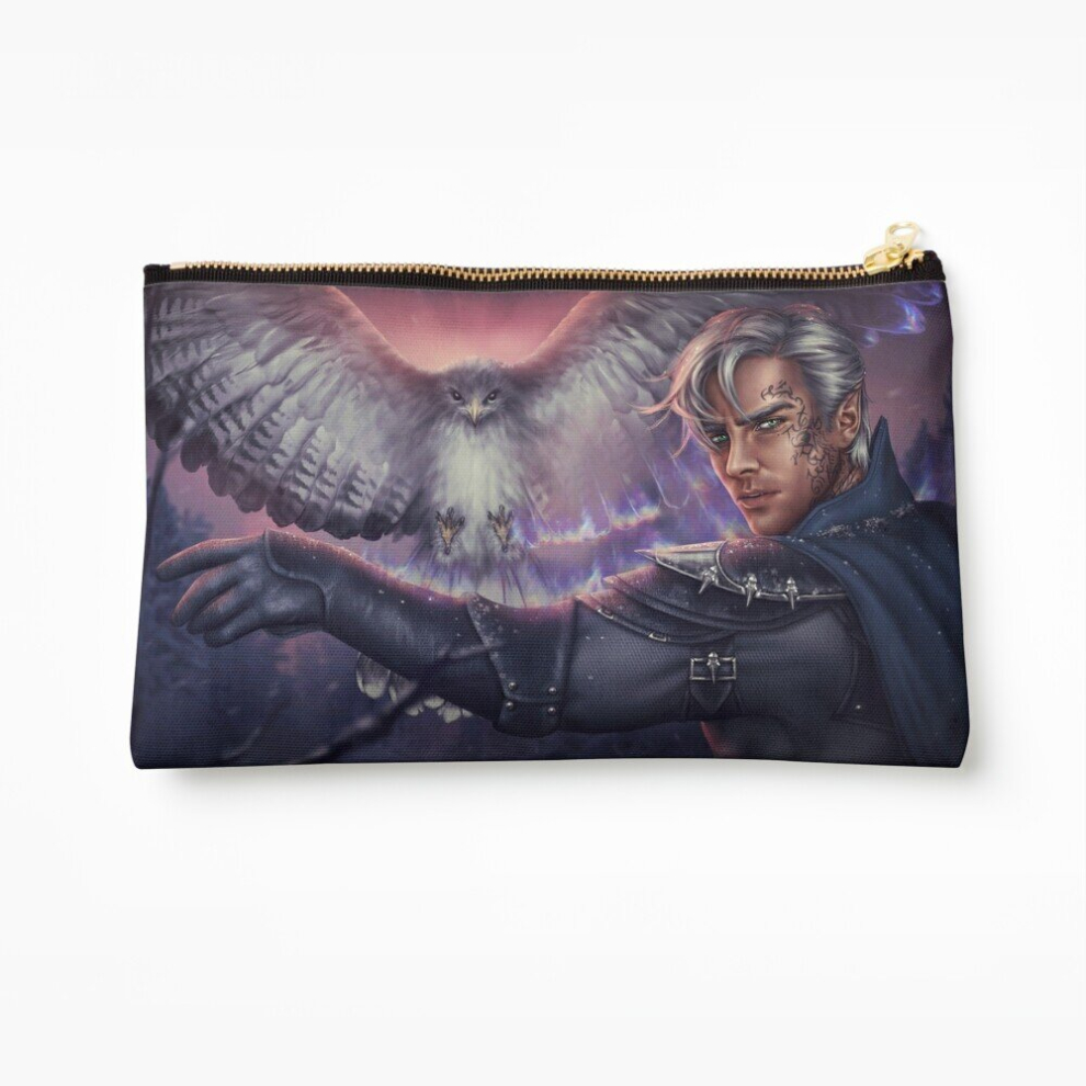 Whibos Makeup Bag Hawk Cosmetic Organizer Tyvek Paper Bags Zipper Pouch