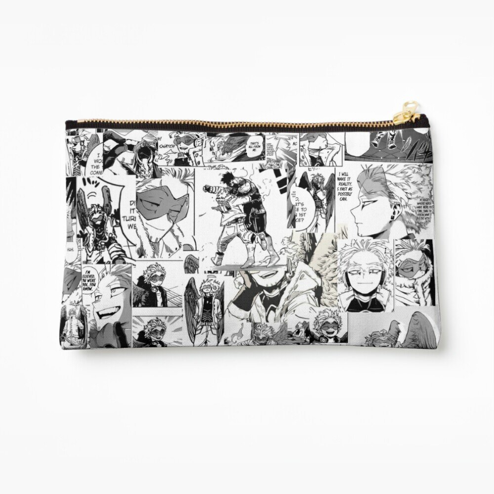 Whibos Makeup Bag Hawks Collage Cosmetic Organizer Tyvek Paper Bags Zipper Pouch