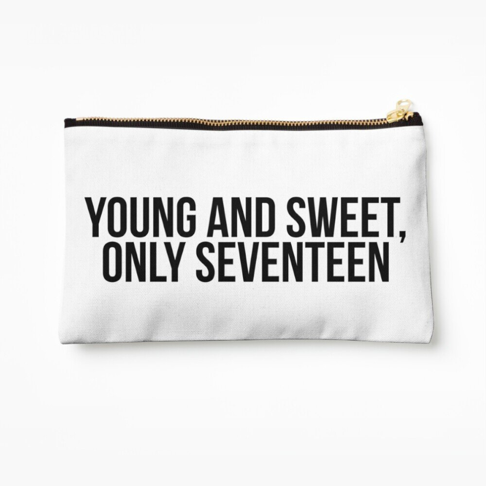 Whibos Makeup Bag Young And Sweet, Only Seventeen Cosmetic Organizer Tyvek Paper Bags Zipper Pouch