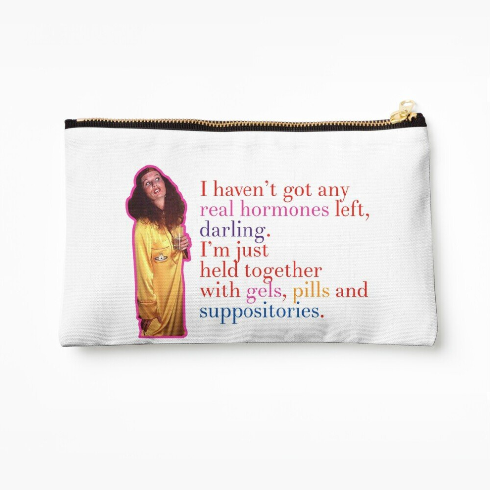 Whibos Makeup Bag Funny Absolutely Fabulous Ab Fab Quote Cosmetic Organizer Tyvek Paper Bags Zipper Pouch