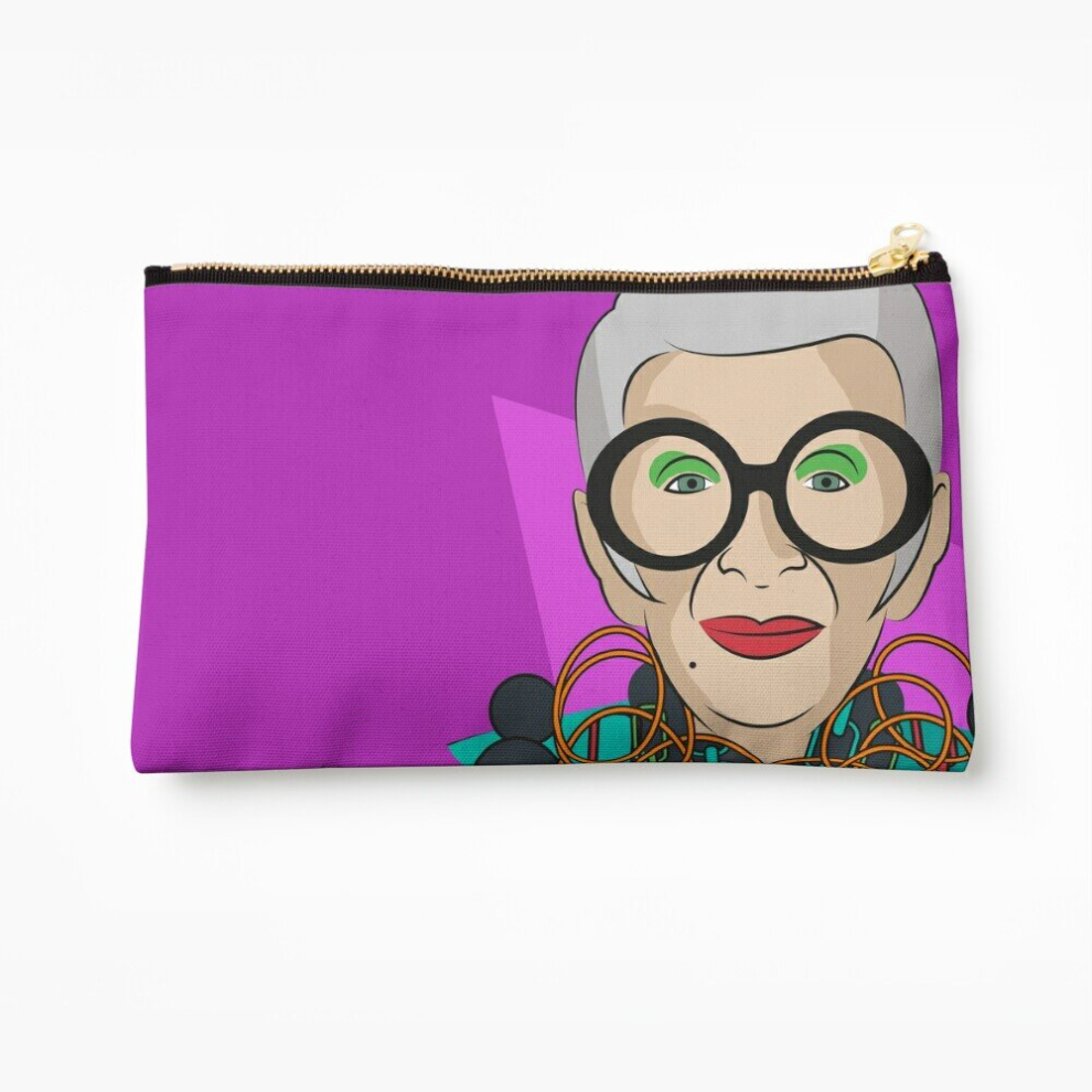 Whibos Makeup Bag Iris Cosmetic Organizer Tyvek Paper Bags Zipper Pouch