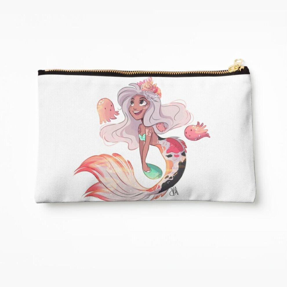 Whibos Makeup Bag Koi Cosmetic Organizer Tyvek Paper Bags Zipper Pouch