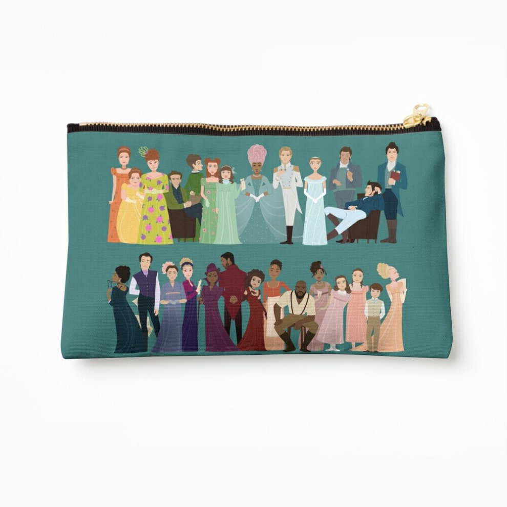 Whibos Makeup Bag Bridgerton All Together Cosmetic Organizer Tyvek Paper Bags Zipper Pouch