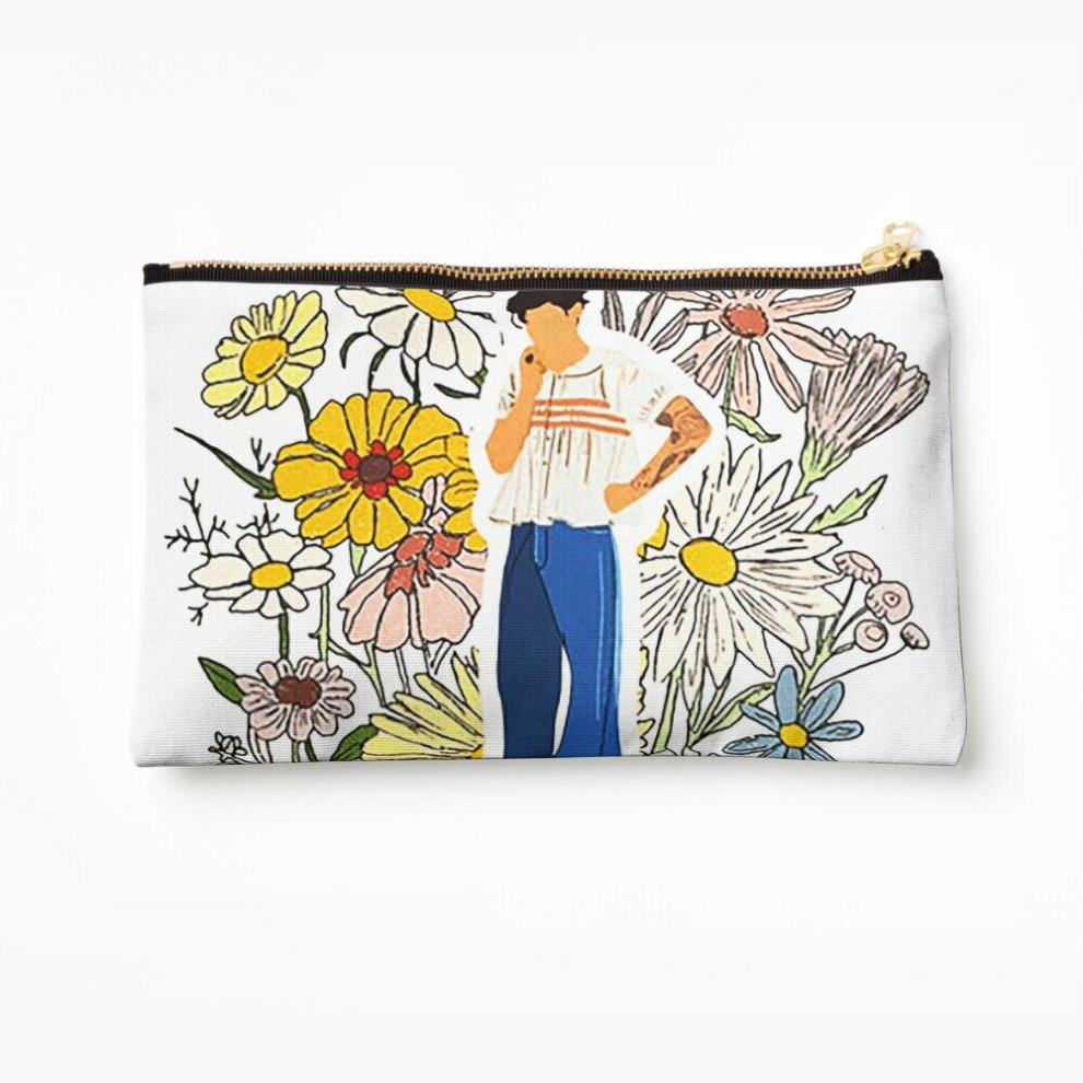 Whibos Makeup Bag Flower Harry-Art Cosmetic Organizer Tyvek Paper Bags Zipper Pouch