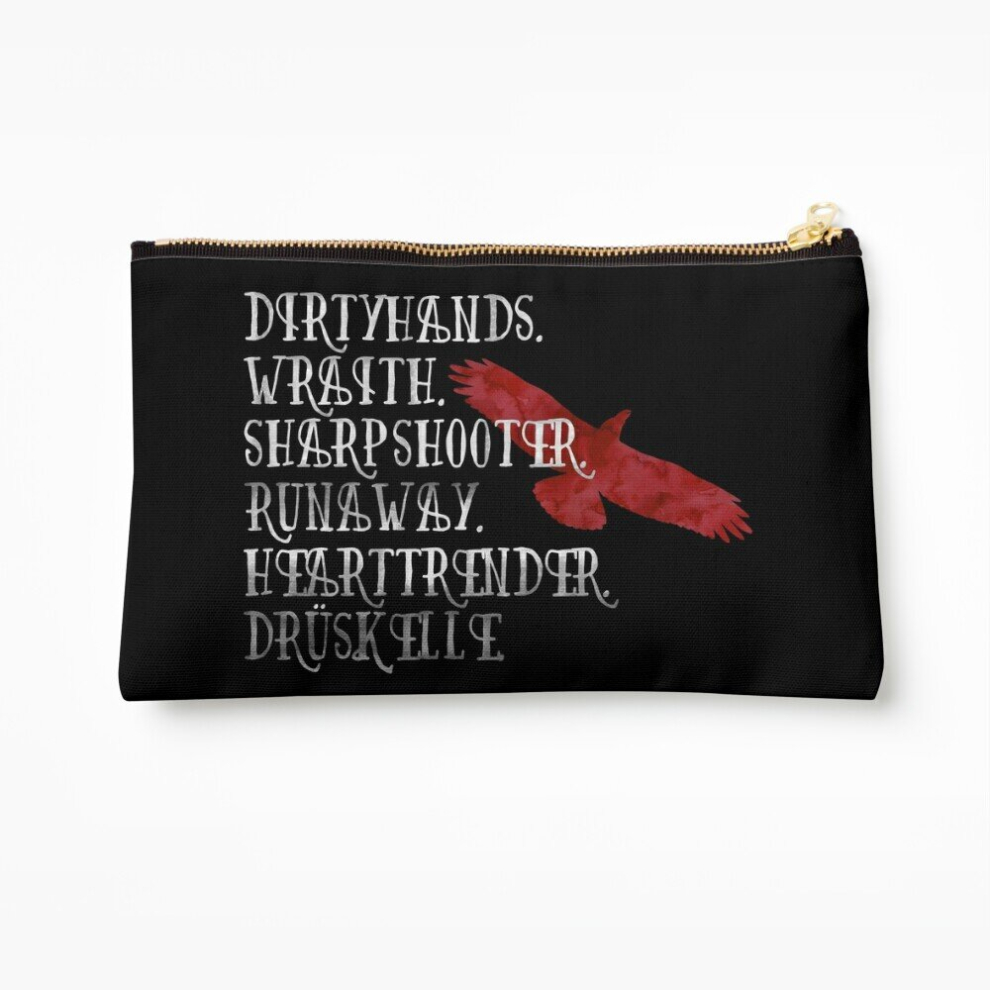 Whibos Makeup Bag Six Of Crows Cosmetic Organizer Tyvek Paper Bags Zipper Pouch