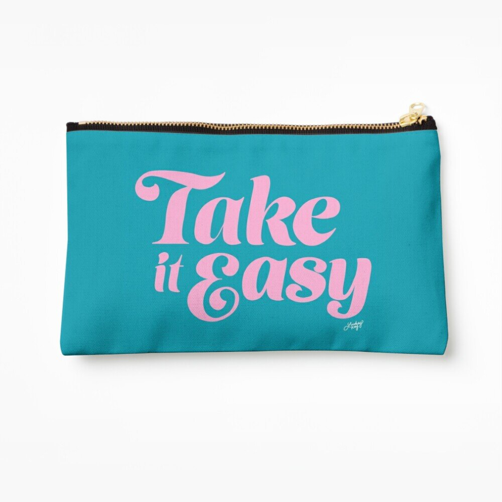 Whibos Makeup Bag Take It Easy Cosmetic Organizer Tyvek Paper Bags Zipper Pouch