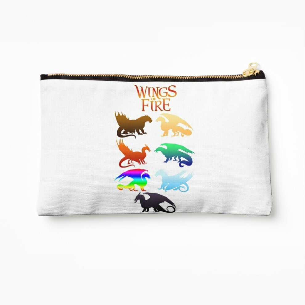 Whibos Makeup Bag Wings Of Fire Tribes Cosmetic Organizer Tyvek Paper Bags Zipper Pouch