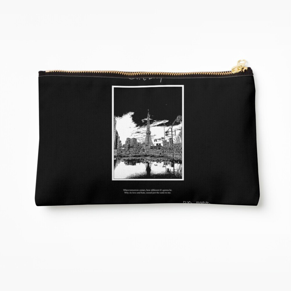 Whibos Makeup Bag Rm Mono. - Tokyo Cosmetic Organizer Tyvek Paper Bags Zipper Pouch