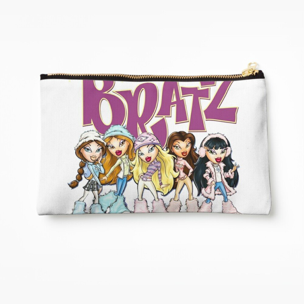 Whibos Makeup Bag Bratz Cosmetic Organizer Tyvek Paper Bags Zipper Pouch
