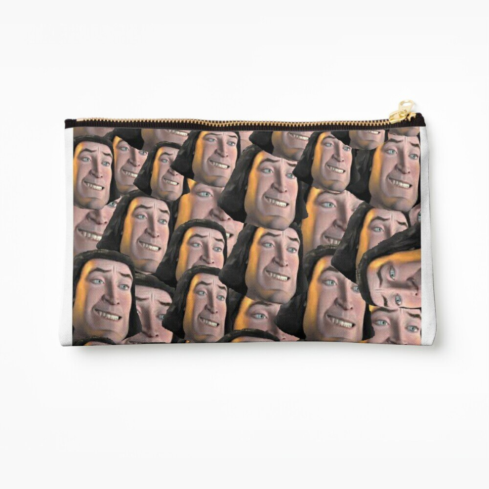 Whibos Makeup Bag Lord Farquaad Cosmetic Organizer Tyvek Paper Bags Zipper Pouch