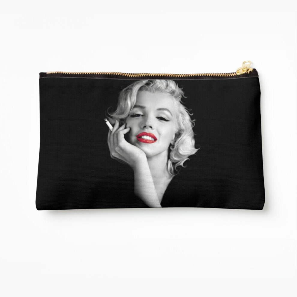 Whibos Makeup Bag Marilyn Monroe Cosmetic Organizer Tyvek Paper Bags Zipper Pouch
