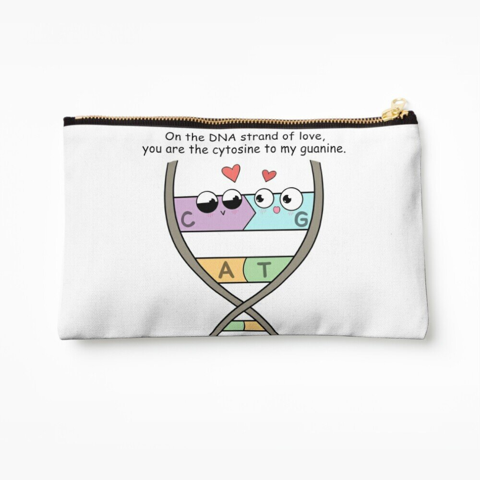 Whibos Makeup Bag Dna Strand Of Love Cosmetic Organizer Tyvek Paper Bags Zipper Pouch