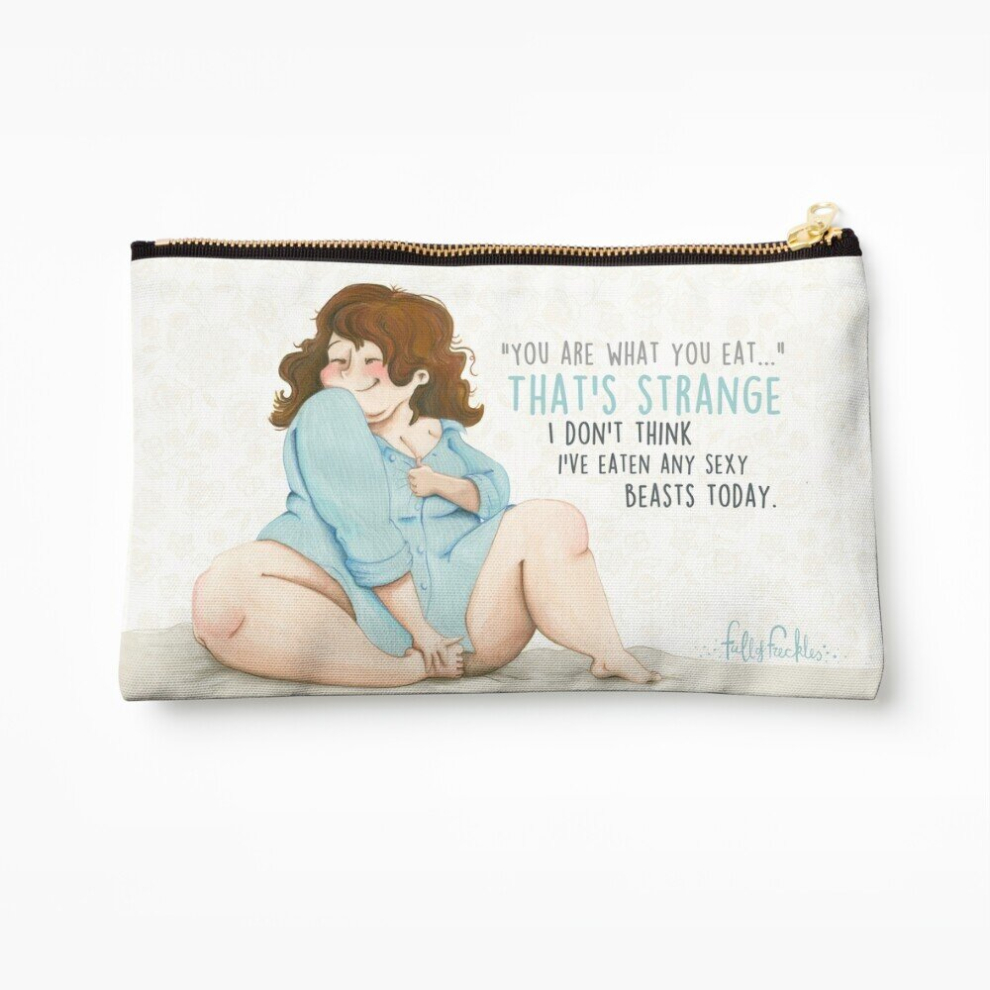 Whibos Makeup Bag Sexy Beast - With Quote Cosmetic Organizer Tyvek Paper Bags Zipper Pouch